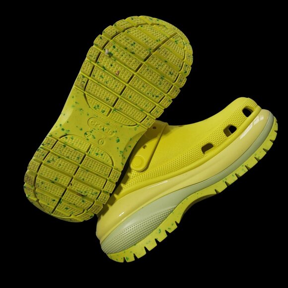 CROCS Women's Yellow Mules & Clogs Eva Ethylene - Picture 4 of 8